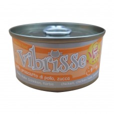 VIBRISSE MENU влажный корм с курицей и ветчиной в тыквенном соусе 70 г