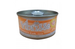 VIBRISSE MENU вологий корм з куркою та шинкою в гарбузовому соусі 70 г