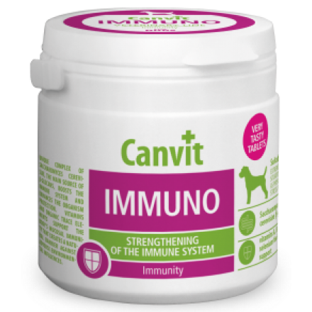 Canvit Immuno витаминный комплекс в виде таблеток для укрепления иммунитета собак 100 табл.