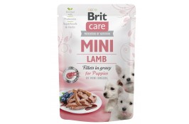 Brit Care Mini pouch  для цуценят філе в соусі ягня 85g 