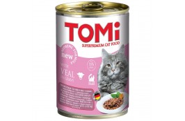 TOMI VEAL влажный корм для котов с телятиной в соусе 400 г