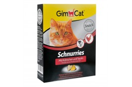 GimCat Cat Topinis - вітамінізовані ласощі для котів, з куркою і таурином 650шт./420г