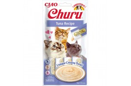 INABA Churu лакомство для кошек сливочный мусс с тунцом 4 шт*14 г