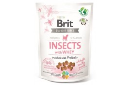 Brit Care Dog Crunchy Cracker Puppy Insects для цуценят з комахами, сироваткою та пробіотиками 200г
