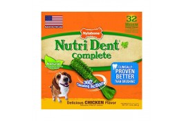 Nylabone Nutri Dent Chicken Medium лакомство со вкусом курицы для собак средних пород 32шт/уп (9см)