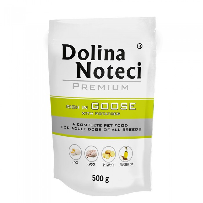 Dolina Noteci Premium вологий корм для собак з гускою та картоплею 500 г