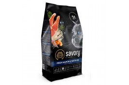 Savory Adult Cat Gourmand Fresh Salmon and White Fish