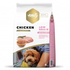 Amity Super Premium Chicken сухой корм для собак с курицей 4 кг