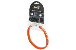 AnimAll USB LED Flashing Collar ошейник для собак с LED-подсветкой и USB-подзарядкой (красный) S