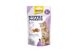 GimCat Nutri Pocket подушечки з качкою та вітамінами для котів 60г