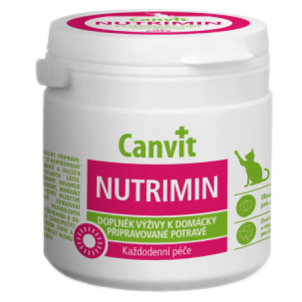 Canvit Nutrimin витамины для повышения иммунитета у кошек 150 г