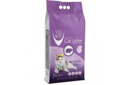 VanCat Lavender бентонитовый наполнитель для котов с ароматом лаванды 5 кг