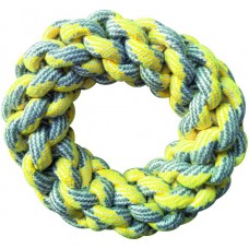 Croci Pastel игрушка для собак "Бублик плетеный" (желтый) 18 см