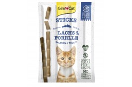 GimCat Sticks Salmon and Troute - ласощі для котів, з лососем і фореллю 4шт.
