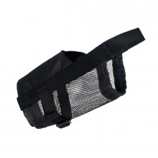 Trixie намордник для собак средних пород  с сетчатой вставкой (чёрный) M 16-24см/12-38см