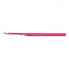 Trixie Premium поводок-перестежка для собак миниатюрных и мини пород цвета фуксии размер: XS-S 2м/15мм