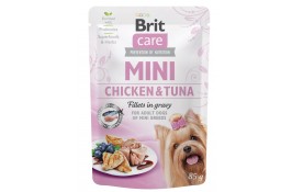 Brit Care Mini pouch філе курки з тунцем у соусі 85g