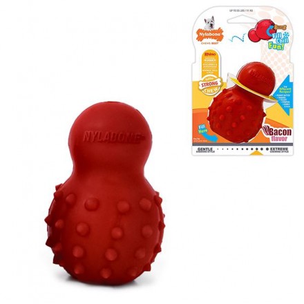 Nylabone Strong Chew Cone игрушка конус для собак малых пород с ароматом бекона 10см