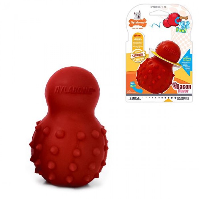 Nylabone Strong Chew Cone игрушка конус для собак малых пород с ароматом бекона 10см