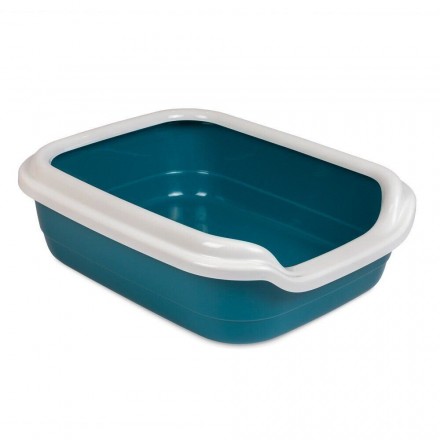 Comfort M туалет для кошек с бортиком ультрамарин 41х30х13,5 см