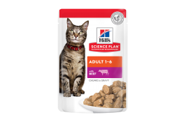 Hill's Science Plan Adult вологий корм для котів з яловичиною 85 г*12 шт