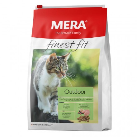 Mera finest fit Outdoor сухий корм для котів з птицею та ягодами 1,5 кг