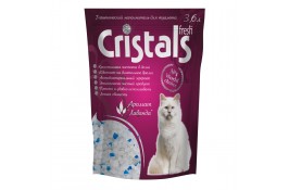 CRISTALS Fresh силикагелевый наполнитель для котов с ароматом лаванды 3,6 л