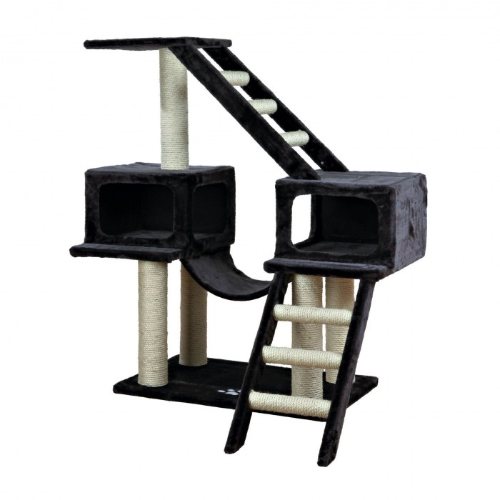 Trixie Malaga когтеточка для кошек комплексная антрацитовая 109 см