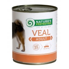 Nature's Protection Adult Veal вологий корм для собак із телятиною 400 г*6шт.