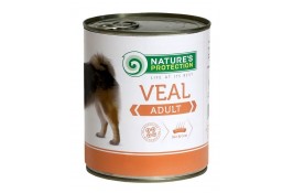 Nature's Protection Adult Veal влажный корм для собак с телятиной 400 г*6шт.