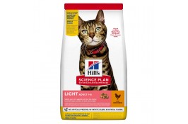 Hill's SP Adult Light сухой корм с курицей для взрослых кошек, склонных к лишнему весу 1,5 кг