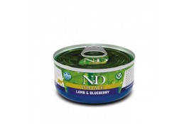 Farmina N&D Grain Free Prime Lamb Adult беззерновий вологий корм для котів з ягням та чорницею 70 г