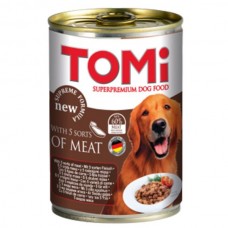 TOMI 5 KINDS OF MEAT влажный корм для собак с 5 видами мяса в соусе 400 г