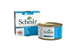 Schesir Tuna вологий корм для дорослих котів з тунцем в желе 85 г