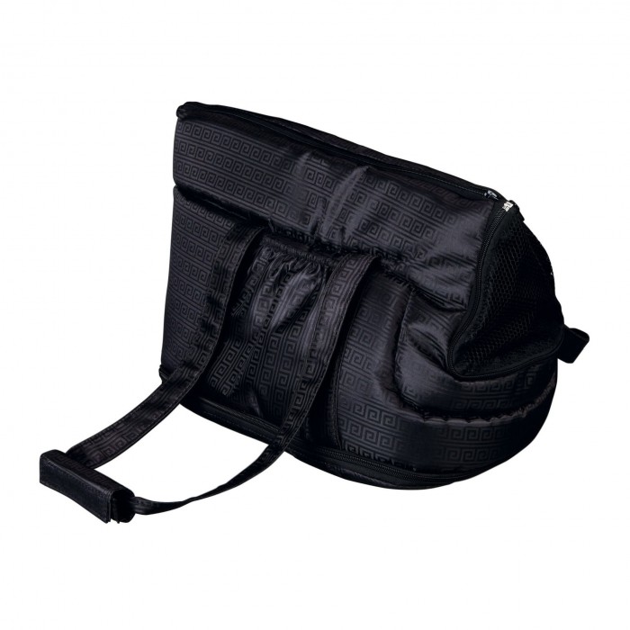 Trixie Riva сумка-переноска для котов и собак черная 26x30x45 см