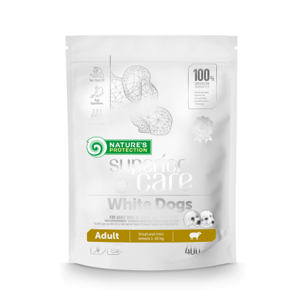Nature's Protection Superior Care White Dogs Adult Small and Mini Breeds 0,4 кг