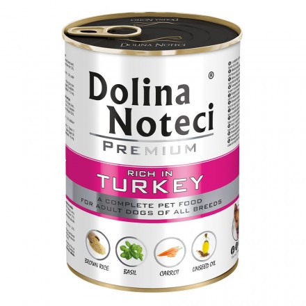 Dolina Noteci Premium влажный корм для собак с индейкой 400 г