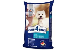 Club 4 Paws Premium Adult Small Breeds Lamb & Rice сухий корм для собак малих порід з ягням і рисом 14 кг