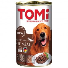 TOMI 5 KINDS OF MEAT влажный корм для собак с 5 видами мяса в соусе 1,2 кг