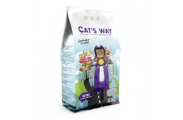 CAT'S WAY бентонитовый наполнитель для кошек с ароматом лаванды 10 л