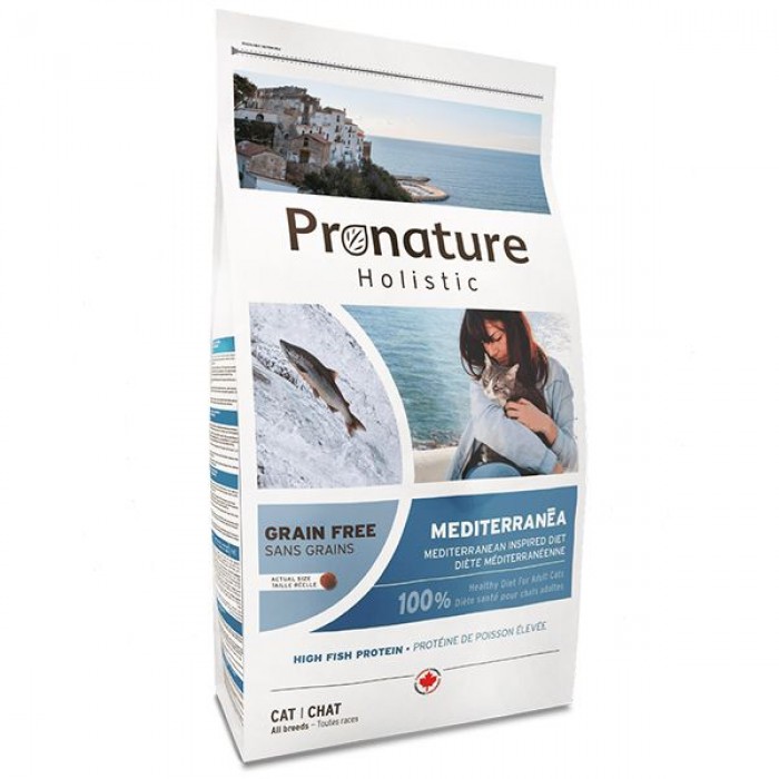 Pronature Holistic Cat Mediterranea сухой корм с лососем и томатами 2 кг