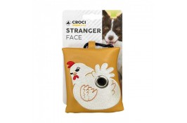 Croci Stranger Face Bulldo міні-сумка з пакетами для прибирання за собаками 10,5х8,5 cм