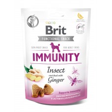 Brit Care Dog Snack Immunity Ласощі&nbsp;з білком комах та імбиром для собак, 150 г