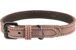 Trixie Native ошейник для собак средних пород кожаный (капучино) M 36-43см/20мм