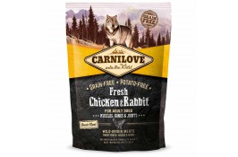 Carnilove Fresh Chicken and Rabbit for Adult dogs із куркою та кроликом для дорослих собак усіх порід 1,5 kg