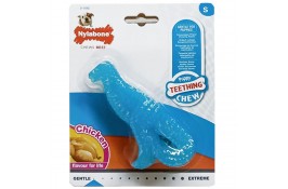 Nylabone Puppy Chew Dinosaur игрушка динозавр для щенков малых пород с ароматом курицы 12см