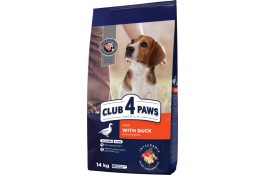 Club 4 Paws Adult Medium Breeds сухий корм для собак середніх порід з качкою 14 кг