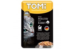 TOMI SUPERPREMIUM POULTRY RABBIT влажный корм для котов с птицей и кроликом в соусе 100г*20шт