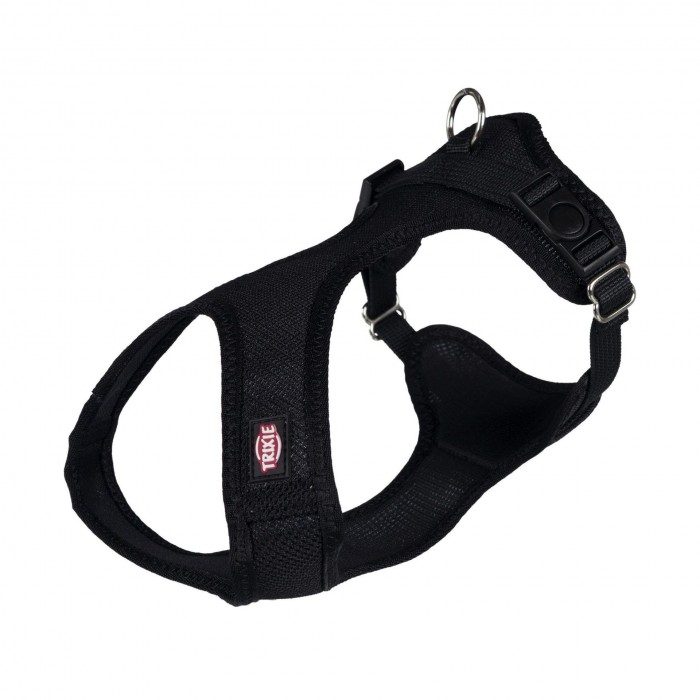 Trixie Soft мягкая шлея для собак миниатюрных и мини пород (чёрная) XXS-XS 25-35см/15мм