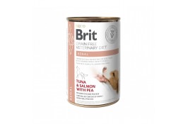 Brit GF VetDiet Renal при хронічній нирковій недостатності з тунцем, лососем та горошком 400 г